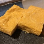 手打ちそば 竹泉 - 玉子焼き