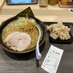 白楽栗山製麺 - 中華そば　唐揚げセット