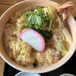 手打蕎麦いちむら - えび天とじ蕎麦