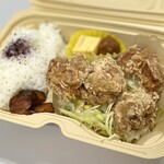 丸与商店 - 唐揚げ弁当ご飯大盛（500円）
