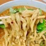 ラーメン たかはし - 大好きなモチモチ麺！スープに良く絡んで美味しい