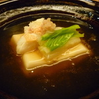 天神橋 青木 - ☆土鍋でグツグツ胡麻豆腐と蟹ちゃんの組み合わせ☆