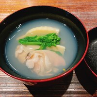 お料理 うち山 - ハマグリと筍のお椀