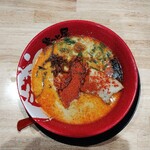 ラーメン まこと屋 - 赤辛牛じゃんラーメン