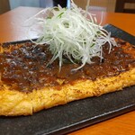 長盛庵 - 油揚げそばみそ焼き