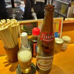 赤垣屋 - 瓶ビール550円