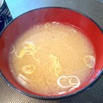 とんかつ一力 - 味噌汁