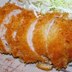 とんかつ一力 - ひれかつ アップ