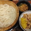 丸亀製麺 - 鶏めし釜揚の日セット（並）