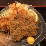 さぼちゃん - 一口カツの定食（９５０円）