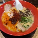 豚骨らーめん 福の軒 - 赤辛々ラーメン