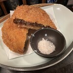 かんだ光壽 - 手作りメンチカツ