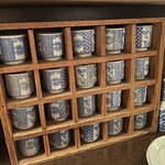 かんだ光壽 - カウンター展示