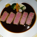 洋食 つばき - ひれビーフカツ