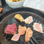 ふくふく食堂 - Mixグリルステーキ定食（1080円）