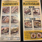 ゴーディーズ オールド ハウス - メニュー