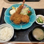 すぎのや本陣 - 海老ヒレカツ定食
