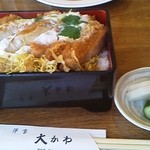 洋食 大かわ - 大かわ風かつ重　1,000円
