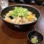 祇をん　ひつじカフェ - 湯葉と野菜たっぷり京風あんかけ丼