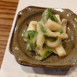 天八 - 和え物　うるいは初めて食べるかもしれない