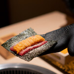 銀座 ちかみつ - 雲丹ユッケドック