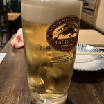 まる豚 - 生ビール