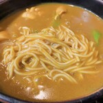 Hinode Udon - 鳥カレー 黄麺 大辛