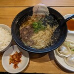 テールラーメンたのしや - 料理写真:テールラーメンマンドゥセット