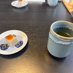 うなぎと日本料理 今助 - お通し：胡麻豆腐