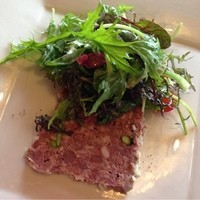 レストラン 香松 - 香松ランチAの前菜・豚のパテ。塩が強めでちょっと薄い。美味。、