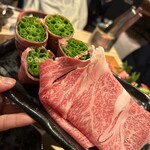 黄金出汁しゃぶと江戸前寿司 肉のあさつ - 