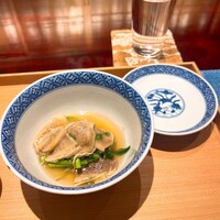 かねき - 鯨のさえずりは初めて食べる味で美味