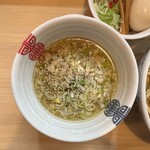 中華そば 多賀野 - 特製栗国の塩つけそば・麺大盛