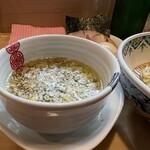 Chuukasoba Tagano - 特製栗国の塩つけそば・麺大盛