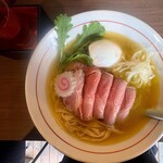 がふうあん - 松風地鶏の塩ラーメンDX