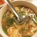 家庭中華料理 しんちゃん - 辛口酢とコショウのスープ