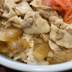 吉野家 - 『豚丼(並盛)+紅生姜』の具