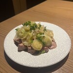 個室居酒屋 鶏の吉助 - ねぎだくトロレバー　580円