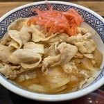 吉野家 - 『豚丼(並盛)+紅生姜』