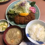 福よし - ヒレカツ定食　L180ｇ