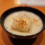 日本料理 たかむら - 髙村風オニオングラタンスープ