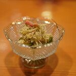 日本料理 たかむら - ズワイガニの酢の物