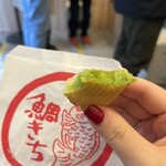 鯛きち 名掛丁店 - 端っこまで餡が詰まっていて嬉しい〜！