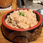 鹿酔庵 - 牡蠣ご飯