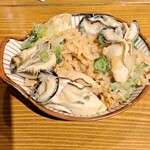 鹿酔庵 - ワンサのぴっぴオリジナル牡蠣ご飯(笑)
