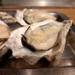 鹿酔庵 - プリプリの牡蠣。デカイ!!