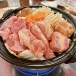 次郎長 - 鶏白湯鍋(セセリ追加)
