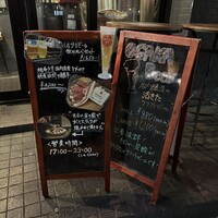 ビールと羊 - 看板