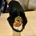 とり隆 - ユッケ海苔巻き