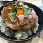 Dashi Menya Umi No Irodori - ミニ海鮮丼（松）高級卵黄